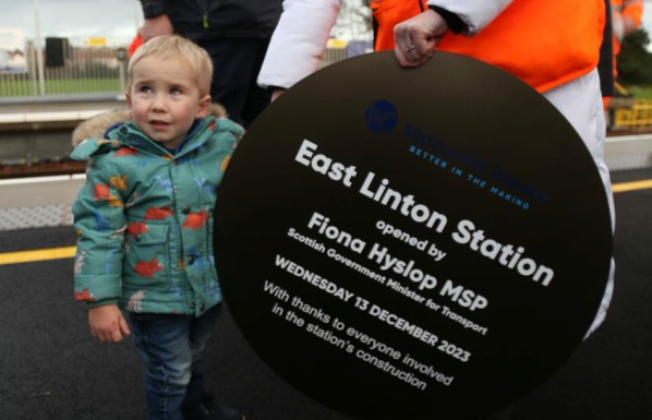 East Linton Station Opening Day - 2023-12-13